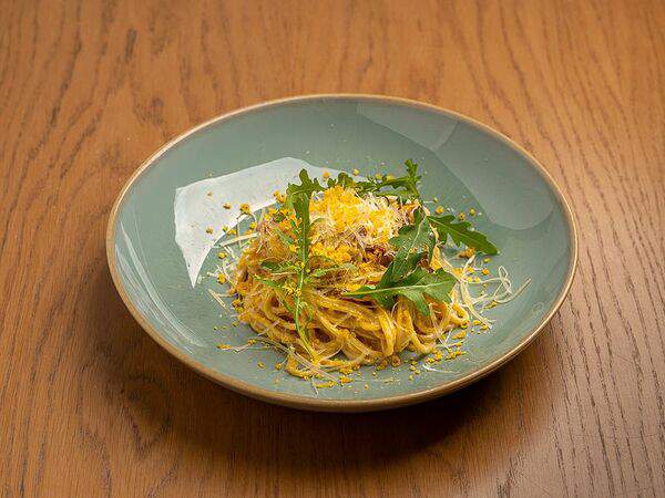 Бруни - Карбонара в сливочном соусе