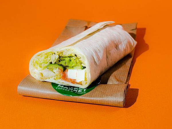 Street Market Food&Coffee - Рап с лососем и сыром