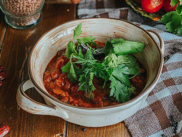 Хачапури и вино - Лобио из красной фасоли