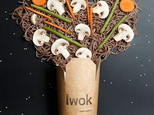 Iwok - Вок Грибы в соусе терияки