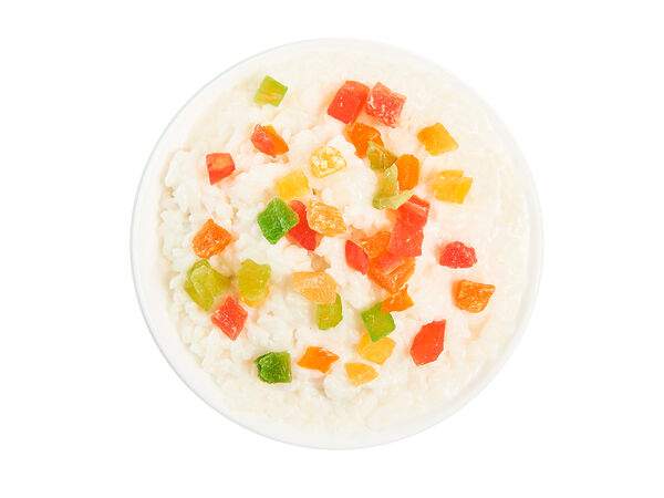 Мандарин - Каша рисовая с цукатами