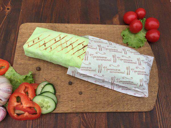 Да! Шаурма - Турецкая шаурма Острая в шпинатном лаваше