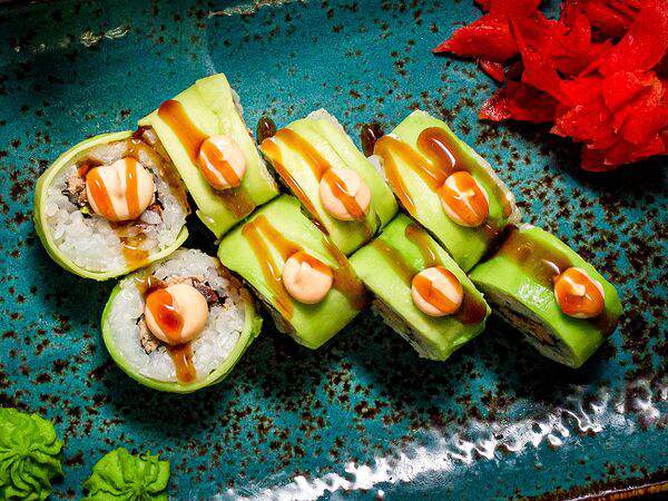 Суши бай Б - Ролл green dragon