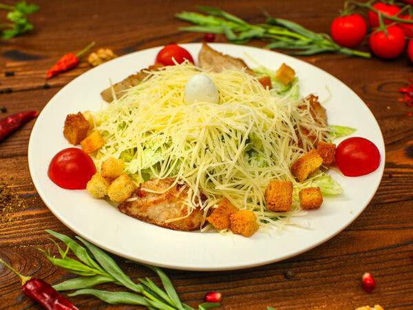 Рача - Салат Цезарь с курицей