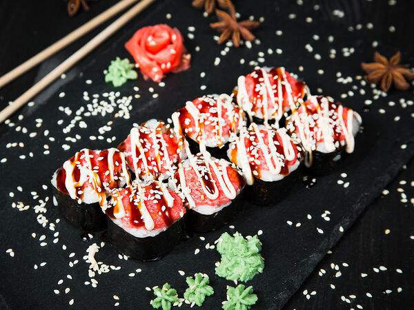 Аквасуши - Ролл Запеченный с крабом