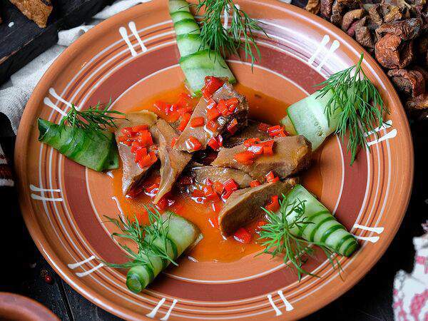 Корчма Хуторок - Язык