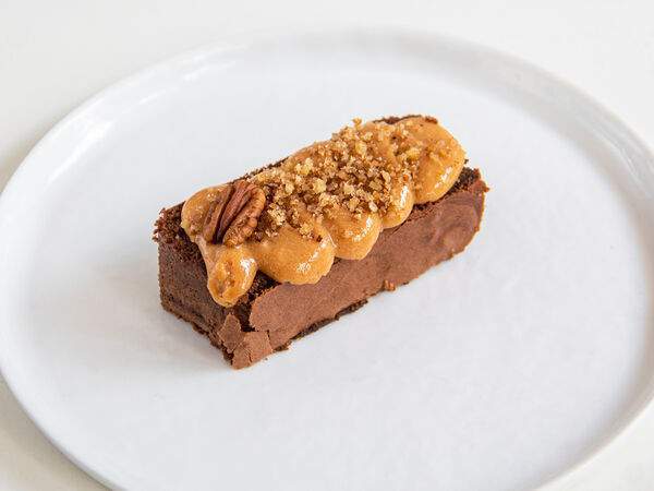 Фрай - Брауни с соленой карамелью