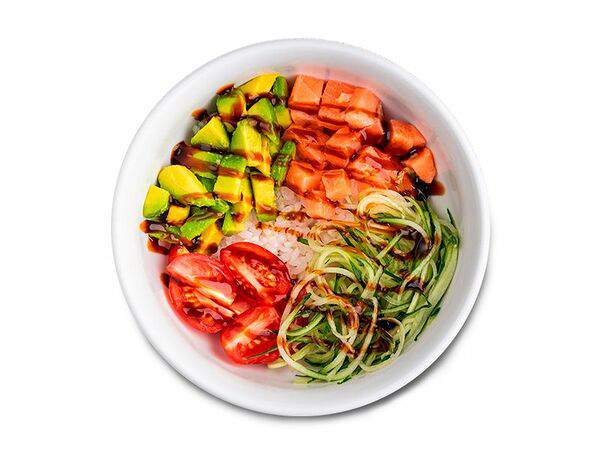 Om nom nom - Поке боул с лососем