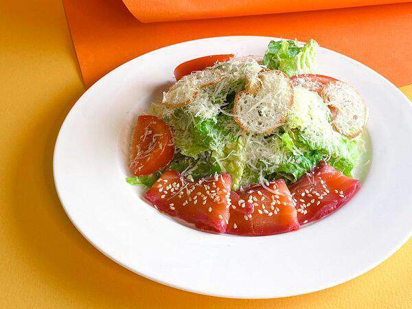 Ирис - Цезарь с семгой