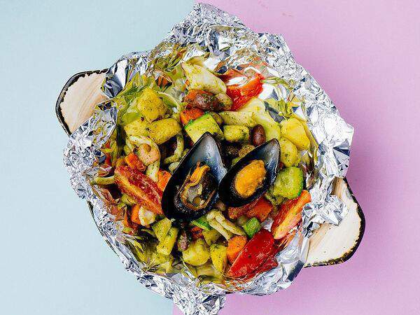 Бобы - Салат Средиземноморский