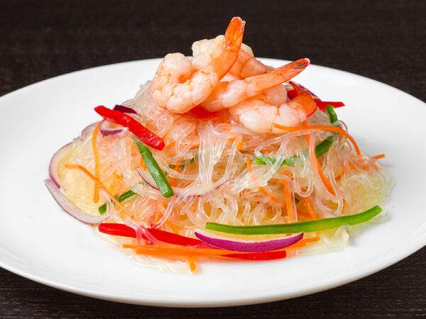 AzianA - Салат Фунчоза с креветками