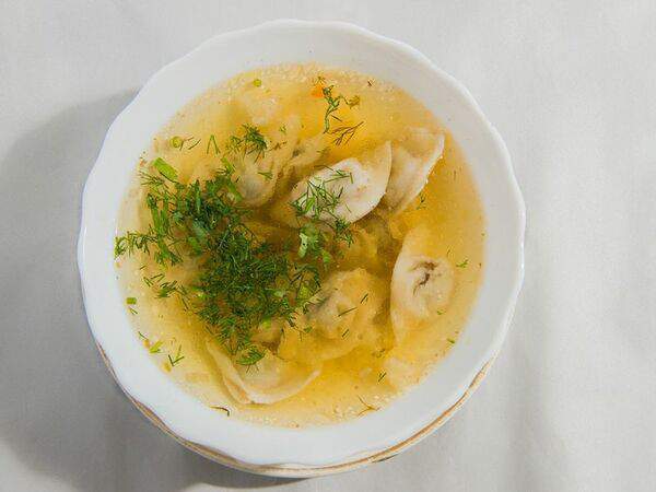 Тандыр - Пельмени с бульоном