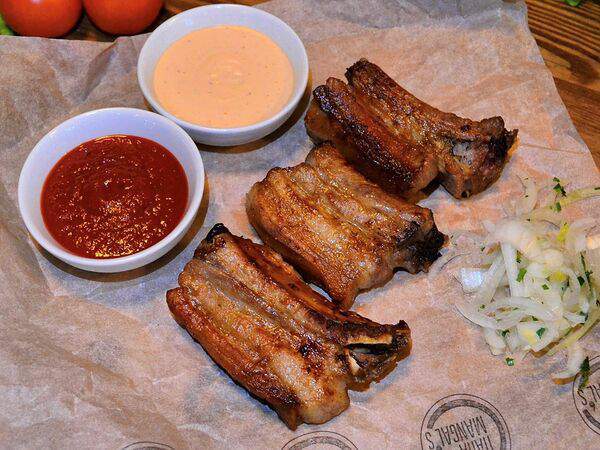 Папа Mangals - Шашлык из свиных ребрышек