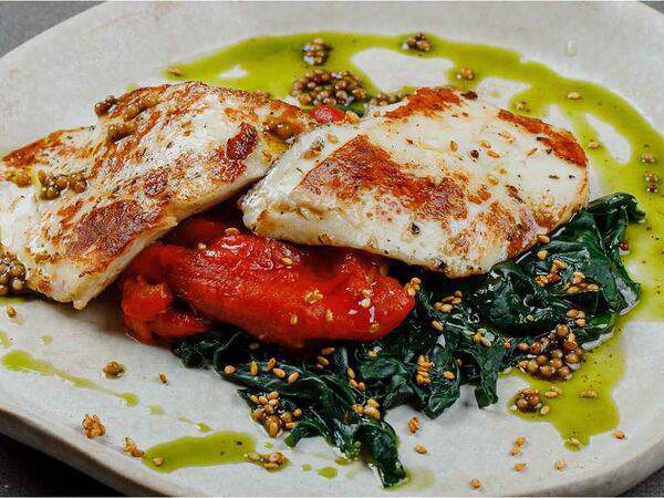 Gray Goose cafe - Сыр Халуми-теппан