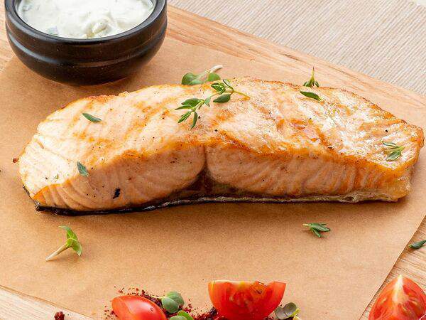 Grillage - Стейк семги на гриле