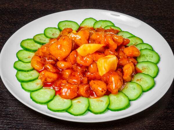 AzianA - Креветки S в кисло-сладком соусе