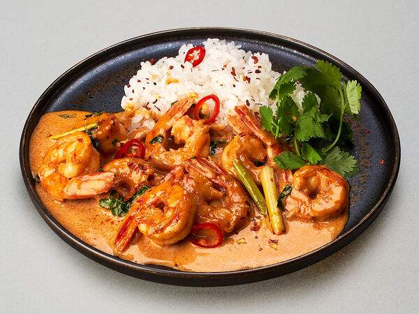 Mojo - Лангустины в соусе том ям с рисом