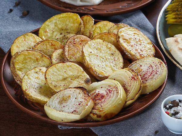 Кинза - Картофель на мангале