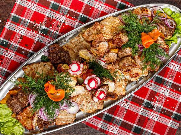 Балкан Гриль - Мясное ассорти на гриле Балканская плата