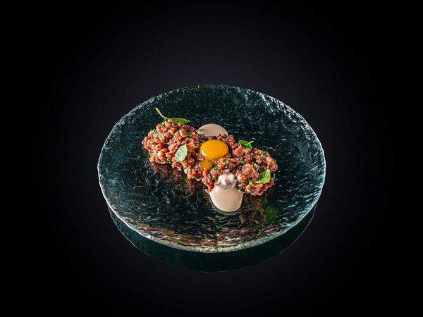 Fishka - Тартар из говядины с гренками