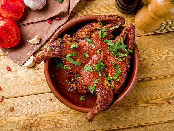 Хинкальная - Цыплёнок табака с аджикой