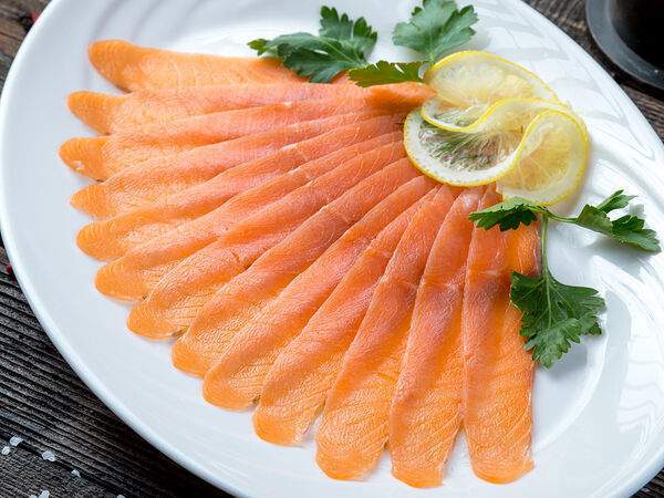 Кафе Барашки - Лосось малой соли собственного посола