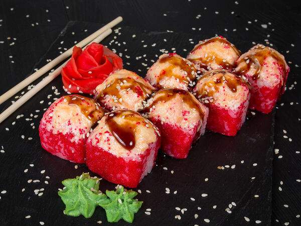 Аквасуши - Ролл Запеченная Филадельфия