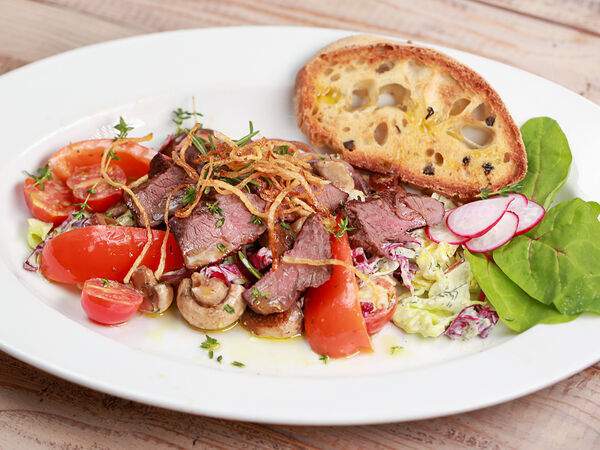 Мама Рома - Теплый салат Инсалата ди Роберто