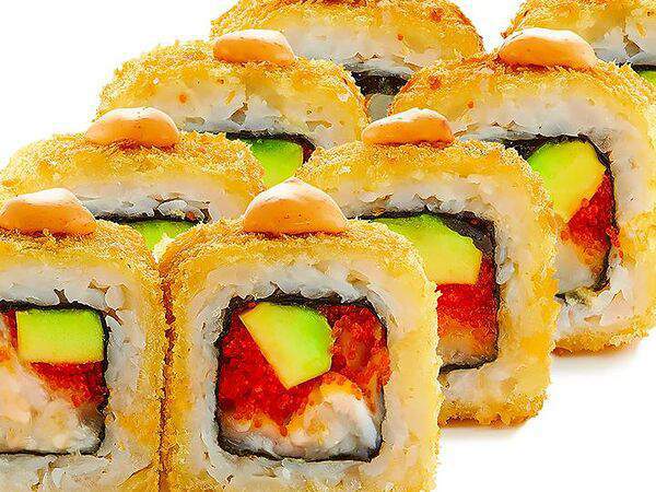 Самые Японские Суши - Ролл гребешок темпура