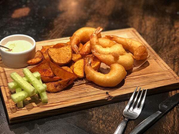 Автограф - Тигровые креветки в кляре