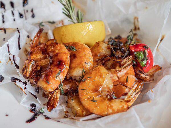 Hosper Hops Pub - Креветки в кленовом сиропе