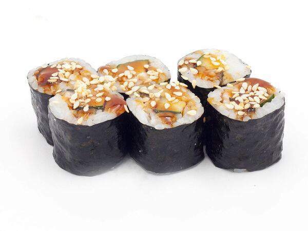 Hot-Pizza - Ролл с угрём и огурцом