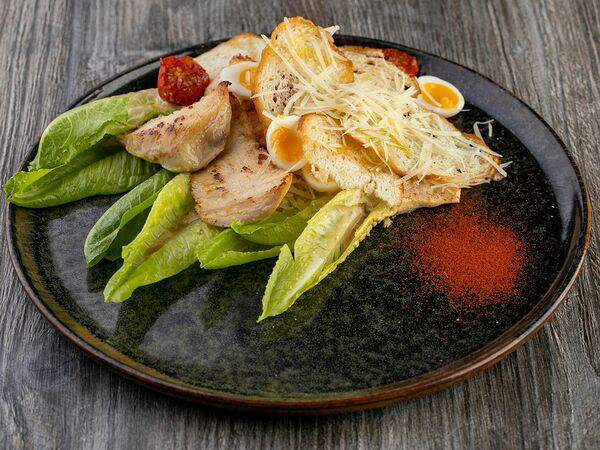 Кисельkitchen - Салат Цезарь с цыплёнком