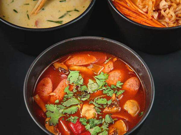 Beer Lab - Суп похмельный острый с колбасками и фасолью