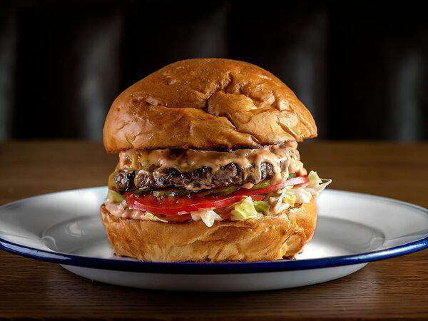 La barbecue реберная - Blue Cheesse бургер