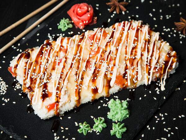 Аквасуши - Суши-пицца с лососем