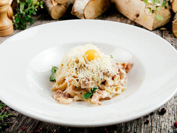 Я ж тебе говорил! - Лапша домашняя с яйцом и беконом