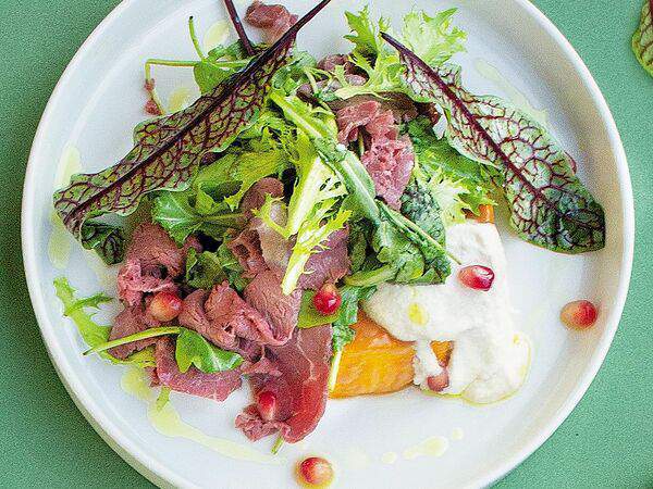 Maccheroni - Салат с запеченной говядиной