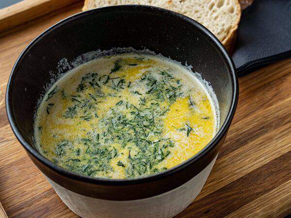 Два веселых гуся - Суп сливочный с лососем