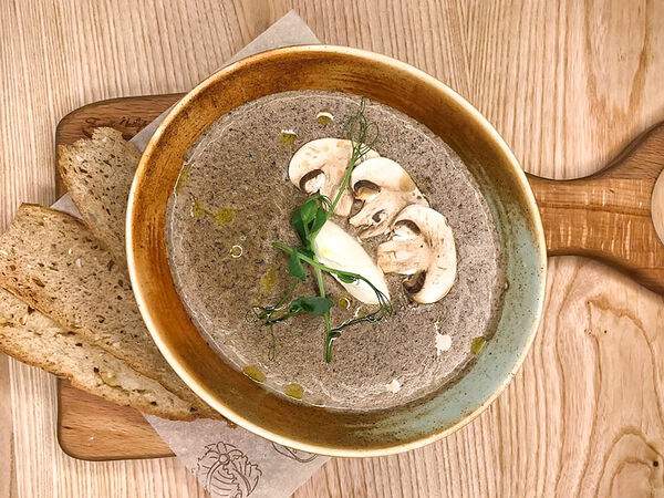 Голый Повар - Крем-суп из лесных грибов