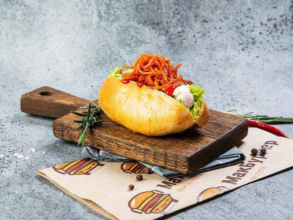 Макбургер - Хот-дог с молочной сосиской