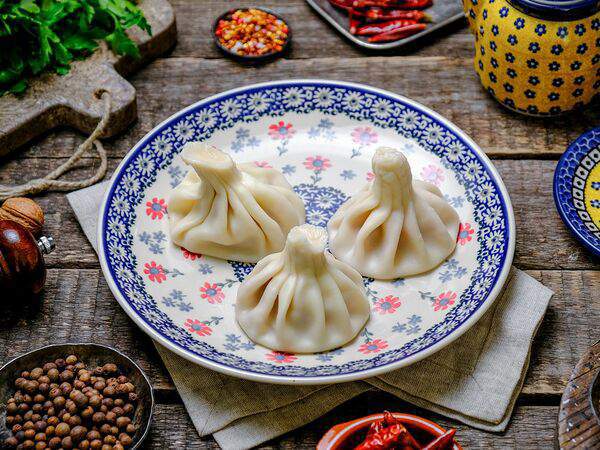 Брынза - Хинкали с говядиной и свининой