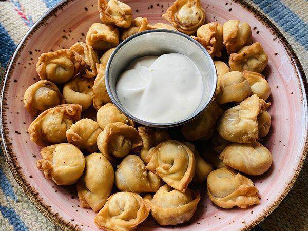 Чайхана Баклажан - Чучвара по-дунгански криспи