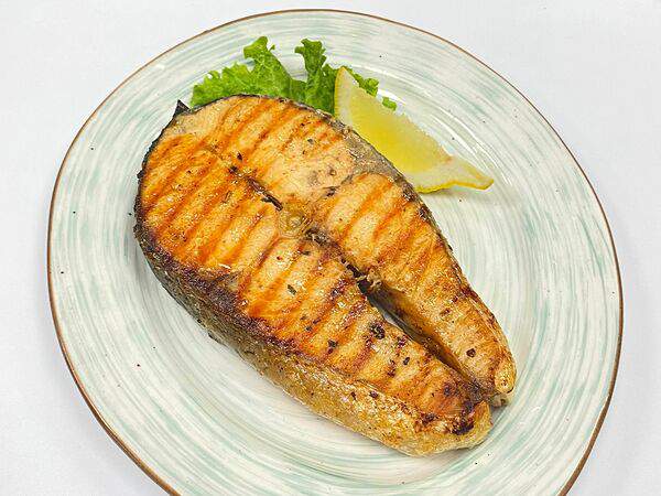 Солянка - Стейк Лосося на гриле