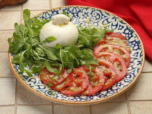 Два хурма - Сыр Буррата