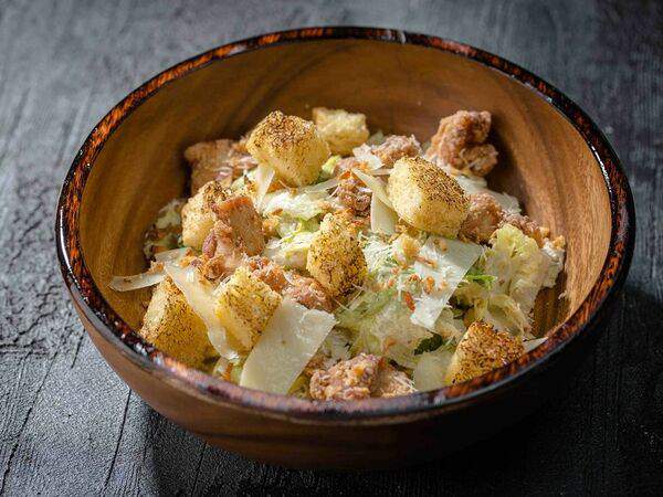 Fish Point - Цезарь с хрустящим цыпленком