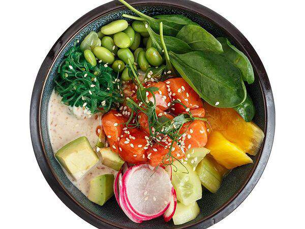 Меконг - Поке боул с лососем