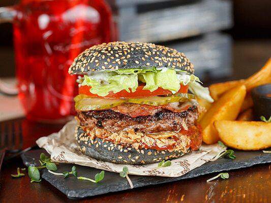 NoNamePizza - Бургер черный NoName блэк эдишн