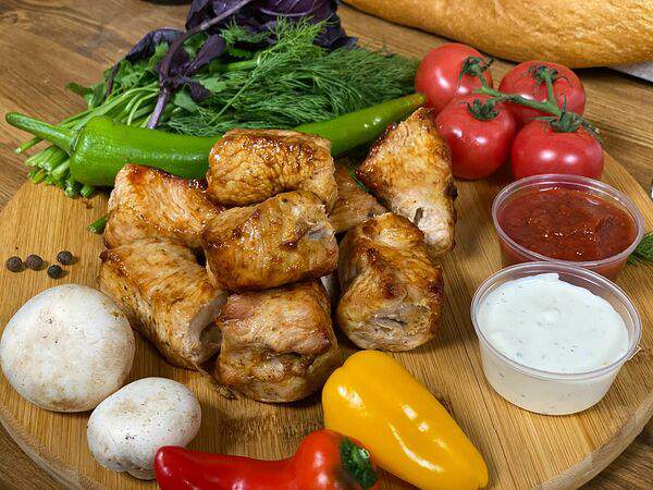 Шашлык тандыр - Шашлык из cвинoй шейки