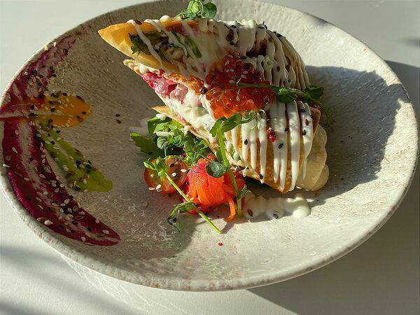 Zavtraki 24 - Блин с форелью и икрой